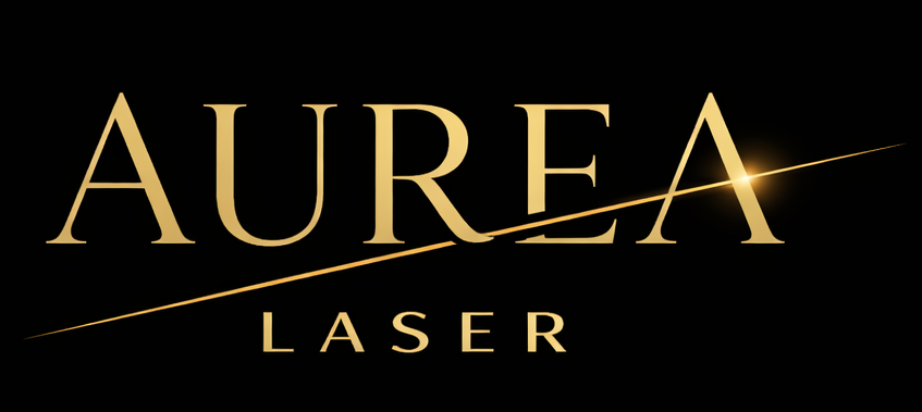 Logotipo Áurea Laser Locação